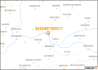 map of Serebryannyy