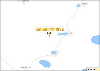 map of Serebryanoye