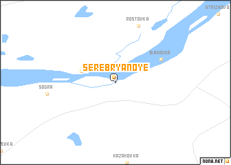 map of Serebryanoye