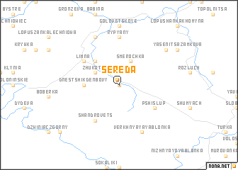 map of Sereda