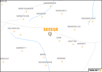 map of Sereda