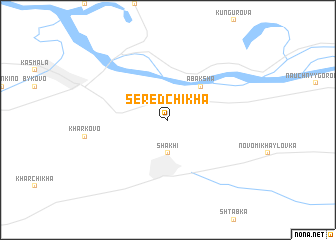 map of Serëdchikha