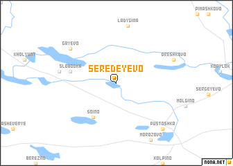 map of Seredeyevo