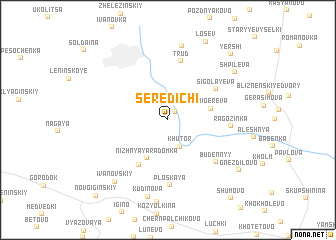 map of Seredichi