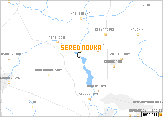 map of Seredinovka