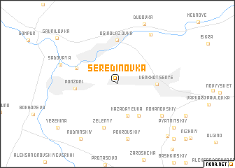 map of Seredinovka