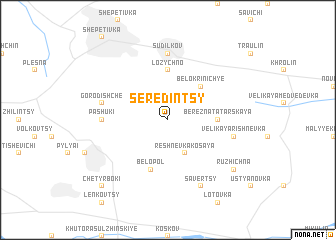 map of Seredintsy