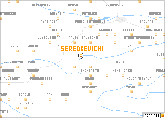 map of Seredkevichi