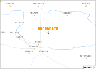 map of Seredneye