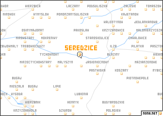 map of Seredzice