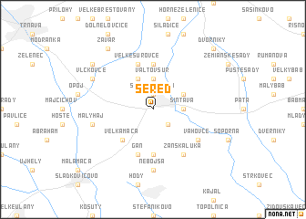 map of Seredʼ