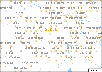 map of Serée