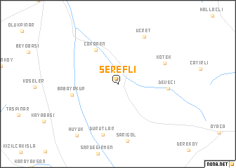 map of Şerefli