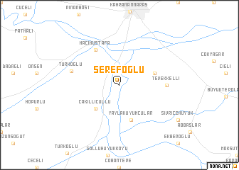 map of Şerefoğlu