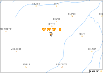 map of Seregela