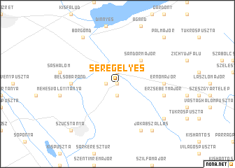 map of Seregélyes