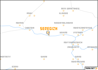 map of Seregizh