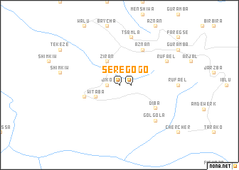 map of Serego