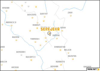 map of Serejeka
