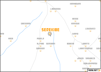 map of Sérékibé