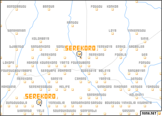 map of Sérékoro