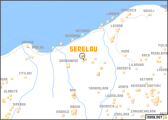 map of Serelau