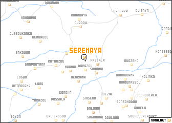 map of Sérémaya