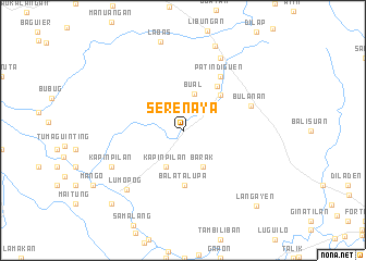 map of Serenaya