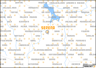 map of Serena