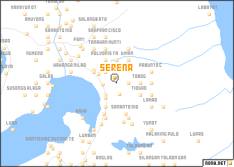 map of Serena