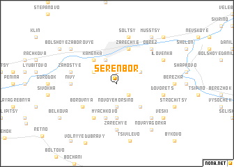 map of Seren Bor