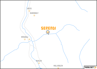 map of Serendi