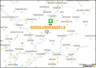 map of Serenjīāneh Soflá