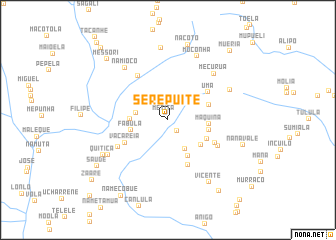 map of Serepuíte