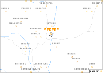 map of Sereré