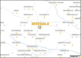 map of Seresdůlő