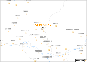 map of Sereshma