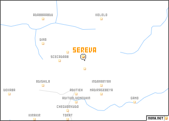 map of Sereva