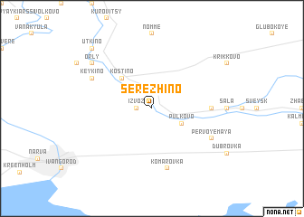 map of Serëzhino