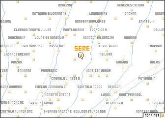 map of Sère