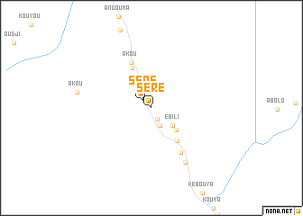 map of Séré