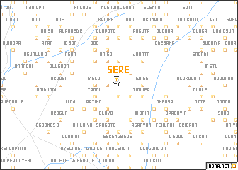 map of Sere