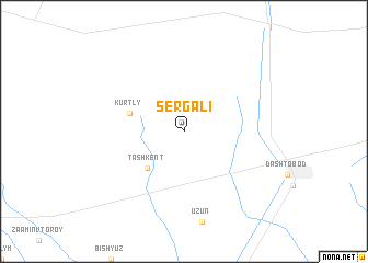 map of Sergali