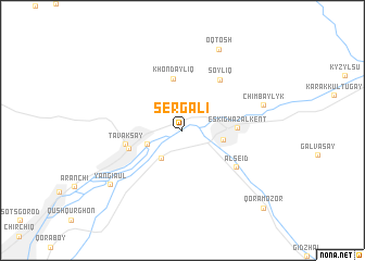 map of (( Sergali ))