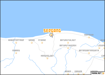 map of Sergang