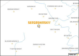 map of Sergashinskiy