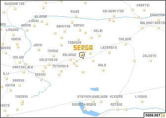 map of Serga