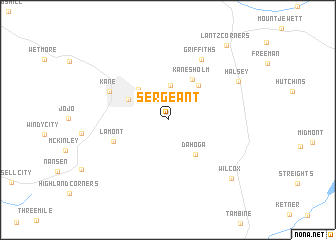 map of Sergeant