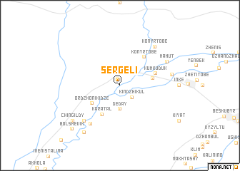 map of (( Sergeli ))