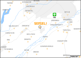 map of Sergeli